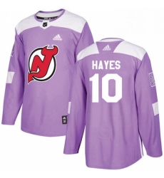 Mens Adidas New Jersey Devils 10 Jimmy Hayes Authentic Purple Fights Cancer Practice NHL Jersey Mens Adidas New Jersey Devils 10 Jimmy Hayes Authentic Purple Fights Cancer Practice NHL Jersey