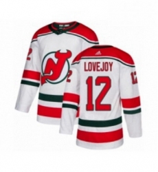 Mens Adidas New Jersey Devils 12 Ben Lovejoy Authentic White Alternate NHL Jersey Mens Adidas New Jersey Devils 12 Ben Lovejoy Authentic White Alternate NHL Jersey
