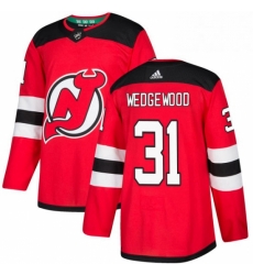 Mens Adidas New Jersey Devils 31 Scott Wedgewood Authentic Red Home NHL Jersey Mens Adidas New Jersey Devils 31 Scott Wedgewood Authentic Red Home NHL Jersey