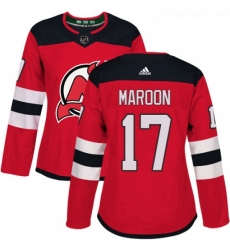 Womens Adidas New Jersey Devils 17 Patrick Maroon Authentic Red Home NHL Jersey Womens Adidas New Jersey Devils 17 Patrick Maroon Authentic Red Home NHL Jersey