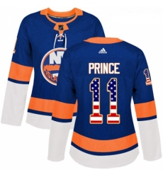 Womens Adidas New York Islanders 11 Shane Prince Authentic Royal Blue USA Flag Fashion NHL Jersey Womens Adidas New York Islanders 11 Shane Prince Authentic Royal Blue USA Flag Fashion NHL Jersey