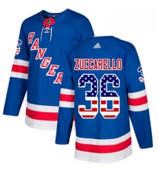 Youth Adidas New York Rangers 36 Mats Zuccarello Authentic Royal Blue USA Flag Fashion NHL Jersey Youth Adidas New York Rangers 36 Mats Zuccarello Authentic Royal Blue USA Flag Fashion NHL Jersey