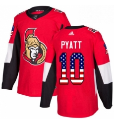 Mens Adidas Ottawa Senators 10 Tom Pyatt Authentic Red USA Flag Fashion NHL Jersey Mens Adidas Ottawa Senators 10 Tom Pyatt Authentic Red USA Flag Fashion NHL Jersey