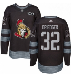 Mens Adidas Ottawa Senators 32 Chris Driedger Authentic Black 1917 2017 100th Anniversary NHL Jersey Mens Adidas Ottawa Senators 32 Chris Driedger Authentic Black 1917 2017 100th Anniversary NHL Jersey