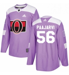 Mens Adidas Ottawa Senators 56 Magnus Paajarvi Authentic Purple Fights Cancer Practice NHL Jersey Mens Adidas Ottawa Senators 56 Magnus Paajarvi Authentic Purple Fights Cancer Practice NHL Jersey