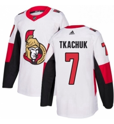 Mens Adidas Ottawa Senators 7 Brady Tkachuk Authentic White Away NHL Jersey Mens Adidas Ottawa Senators 7 Brady Tkachuk Authentic White Away NHL Jersey