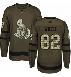 Mens Adidas Ottawa Senators 82 Colin White Premier Green Salute to Service NHL Jersey Mens Adidas Ottawa Senators 82 Colin White Premier Green Salute to Service NHL Jersey