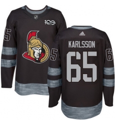 Senators #65 Erik Karlsson Black 1917 2017 100th Anniversary Stitched NHL Jersey Senators #65 Erik Karlsson Black 1917 2017 100th Anniversary Stitched NHL Jersey