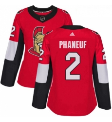 Womens Adidas Ottawa Senators 2 Dion Phaneuf Authentic Red Home NHL Jersey Womens Adidas Ottawa Senators 2 Dion Phaneuf Authentic Red Home NHL Jersey