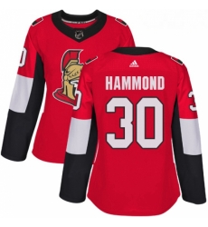 Womens Adidas Ottawa Senators 30 Andrew Hammond Authentic Red Home NHL Jersey Womens Adidas Ottawa Senators 30 Andrew Hammond Authentic Red Home NHL Jersey