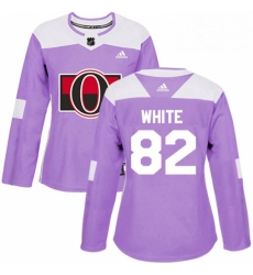 Womens Adidas Ottawa Senators 82 Colin White Authentic Purple Fights Cancer Practice NHL Jersey Womens Adidas Ottawa Senators 82 Colin White Authentic Purple Fights Cancer Practice NHL Jersey