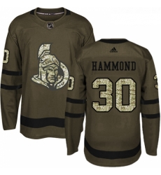Youth Adidas Ottawa Senators 30 Andrew Hammond Authentic Green Salute to Service NHL Jersey Youth Adidas Ottawa Senators 30 Andrew Hammond Authentic Green Salute to Service NHL Jersey
