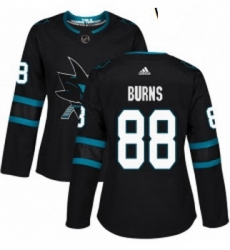 Womens Adidas San Jose Sharks 88 Brent Burns Premier Black Alternate NHL Jersey Womens Adidas San Jose Sharks 88 Brent Burns Premier Black Alternate NHL Jersey
