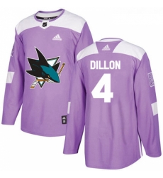 Youth Adidas San Jose Sharks 4 Brenden Dillon Authentic Purple Fights Cancer Practice NHL Jersey Youth Adidas San Jose Sharks 4 Brenden Dillon Authentic Purple Fights Cancer Practice NHL Jersey