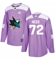 Youth Adidas San Jose Sharks 72 Tim Heed Authentic Purple Fights Cancer Practice NHL Jersey Youth Adidas San Jose Sharks 72 Tim Heed Authentic Purple Fights Cancer Practice NHL Jersey