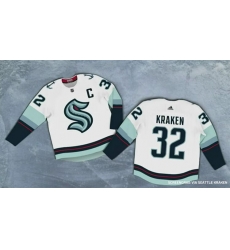 Seattle Kraken 2332 Kraken Adidas 2020 New Team White Road Authentic Stitched NHL Jersey Seattle Kraken 2332 Kraken Adidas 2020 New Team White Road Authentic Stitched NHL Jersey