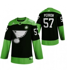 Men St.Louis Blues 57 David Perron Green 2020 Adidas Jersey Men St.Louis Blues 57 David Perron Green 2020 Adidas Jersey