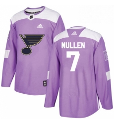 Mens Adidas St Louis Blues 7 Joe Mullen Authentic Purple Fights Cancer Practice NHL Jersey Mens Adidas St Louis Blues 7 Joe Mullen Authentic Purple Fights Cancer Practice NHL Jersey