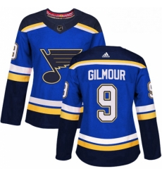 Womens Adidas St Louis Blues 9 Doug Gilmour Premier Royal Blue Home NHL Jersey Womens Adidas St Louis Blues 9 Doug Gilmour Premier Royal Blue Home NHL Jersey