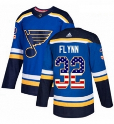 Youth Adidas St Louis Blues 32 Brian Flynn Authentic Blue USA Flag Fashion NHL Jersey Youth Adidas St Louis Blues 32 Brian Flynn Authentic Blue USA Flag Fashion NHL Jersey