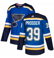 Youth Adidas St Louis Blues 39 Nate Prosser Authentic Royal Blue Home NHL Jersey Youth Adidas St Louis Blues 39 Nate Prosser Authentic Royal Blue Home NHL Jersey