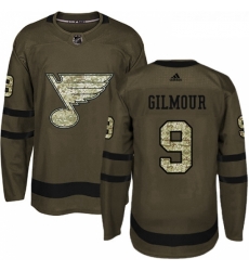 Youth Adidas St Louis Blues 9 Doug Gilmour Authentic Green Salute to Service NHL Jersey Youth Adidas St Louis Blues 9 Doug Gilmour Authentic Green Salute to Service NHL Jersey