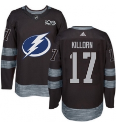 Lightning #17 Alex Killorn Black 1917 2017 100th Anniversary Stitched NHL Jersey Lightning #17 Alex Killorn Black 1917 2017 100th Anniversary Stitched NHL Jersey