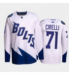 Men Tampa Bay Lightning 2371 Anthony Cirelli 2022 White Stadium Series Breakaway Stitched jersey Men Tampa Bay Lightning 2371 Anthony Cirelli 2022 White Stadium Series Breakaway Stitched jersey