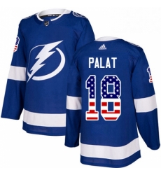 Mens Adidas Tampa Bay Lightning 18 Ondrej Palat Authentic Blue USA Flag Fashion NHL Jersey Mens Adidas Tampa Bay Lightning 18 Ondrej Palat Authentic Blue USA Flag Fashion NHL Jersey