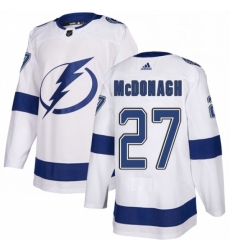 Mens Adidas Tampa Bay Lightning 27 Ryan McDonagh Authentic White Away NHL Jerse Mens Adidas Tampa Bay Lightning 27 Ryan McDonagh Authentic White Away NHL Jerse