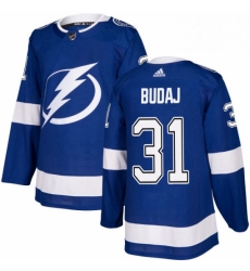 Mens Adidas Tampa Bay Lightning 31 Peter Budaj Authentic Royal Blue Home NHL Jersey Mens Adidas Tampa Bay Lightning 31 Peter Budaj Authentic Royal Blue Home NHL Jersey