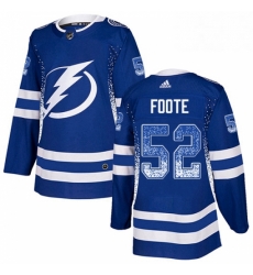Mens Adidas Tampa Bay Lightning 52 Callan Foote Authentic Blue Drift Fashion NHL Jersey Mens Adidas Tampa Bay Lightning 52 Callan Foote Authentic Blue Drift Fashion NHL Jersey