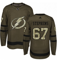 Mens Adidas Tampa Bay Lightning 67 Mitchell Stephens Authentic Green Salute to Service NHL Jersey Mens Adidas Tampa Bay Lightning 67 Mitchell Stephens Authentic Green Salute to Service NHL Jersey