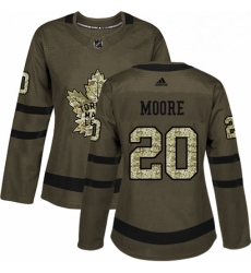 Womens Adidas Toronto Maple Leafs 20 Dominic Moore Authentic Green Salute to Service NHL Jersey Womens Adidas Toronto Maple Leafs 20 Dominic Moore Authentic Green Salute to Service NHL Jersey