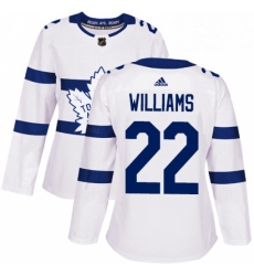 Womens Adidas Toronto Maple Leafs 22 Tiger Williams Authentic White 2018 Stadium Series NHL Jersey Womens Adidas Toronto Maple Leafs 22 Tiger Williams Authentic White 2018 Stadium Series NHL Jersey