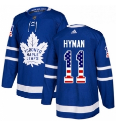 Youth Adidas Toronto Maple Leafs 11 Zach Hyman Authentic Royal Blue USA Flag Fashion NHL Jersey Youth Adidas Toronto Maple Leafs 11 Zach Hyman Authentic Royal Blue USA Flag Fashion NHL Jersey