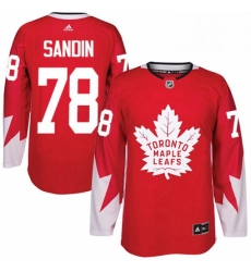 Youth Adidas Toronto Maple Leafs 78 Rasmus Sandin Authentic Red Alternate NHL Jersey Youth Adidas Toronto Maple Leafs 78 Rasmus Sandin Authentic Red Alternate NHL Jersey