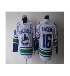 Canucks #16 Trevor Linden White Stitched Youth NHL Jersey Canucks #16 Trevor Linden White Stitched Youth NHL Jersey