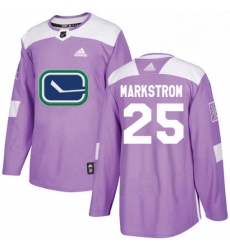 Mens Adidas Vancouver Canucks 25 Jacob Markstrom Authentic Purple Fights Cancer Practice NHL Jersey Mens Adidas Vancouver Canucks 25 Jacob Markstrom Authentic Purple Fights Cancer Practice NHL Jersey