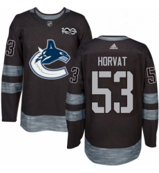 Mens Adidas Vancouver Canucks 53 Bo Horvat Authentic Black 1917 2017 100th Anniversary NHL Jersey Mens Adidas Vancouver Canucks 53 Bo Horvat Authentic Black 1917 2017 100th Anniversary NHL Jersey