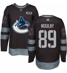 Mens Adidas Vancouver Canucks 89 Alexander Mogilny Authentic Black 1917 2017 100th Anniversary NHL Jersey Mens Adidas Vancouver Canucks 89 Alexander Mogilny Authentic Black 1917 2017 100th Anniversary NHL Jersey