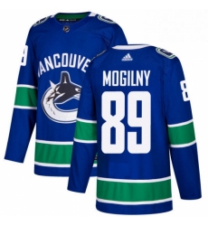 Mens Adidas Vancouver Canucks 89 Alexander Mogilny Authentic Blue Home NHL Jersey Mens Adidas Vancouver Canucks 89 Alexander Mogilny Authentic Blue Home NHL Jersey