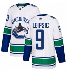 Mens Adidas Vancouver Canucks 9 Brendan Leipsic Authentic White Away NHL Jersey Mens Adidas Vancouver Canucks 9 Brendan Leipsic Authentic White Away NHL Jersey
