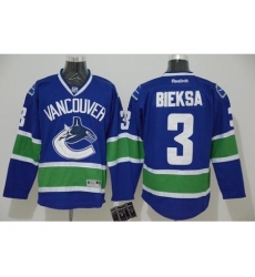 Vancouver Canucks #3 Kevin Bieksa Blue Stitched NHL Jersey Vancouver Canucks #3 Kevin Bieksa Blue Stitched NHL Jersey