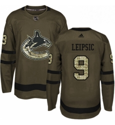 Youth Adidas Vancouver Canucks 9 Brendan Leipsic Authentic Green Salute to Service NHL Jerse Youth Adidas Vancouver Canucks 9 Brendan Leipsic Authentic Green Salute to Service NHL Jerse