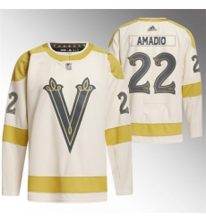 Men Vegas Golden Knights 22 Michael Amadio Cream 2024 Winter Classic Breakaway Stitched Jersey Men Vegas Golden Knights 22 Michael Amadio Cream 2024 Winter Classic Breakaway Stitched Jersey