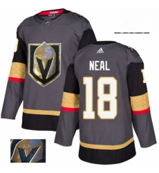 Mens Adidas Vegas Golden Knights 18 James Neal Authentic Gray Fashion Gold NHL Jersey Mens Adidas Vegas Golden Knights 18 James Neal Authentic Gray Fashion Gold NHL Jersey