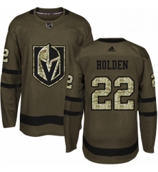 Mens Adidas Vegas Golden Knights 22 Nick Holden Authentic Green Salute to Service NHL Jersey Mens Adidas Vegas Golden Knights 22 Nick Holden Authentic Green Salute to Service NHL Jersey