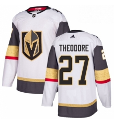 Mens Adidas Vegas Golden Knights 27 Shea Theodore Authentic White Away NHL Jersey Mens Adidas Vegas Golden Knights 27 Shea Theodore Authentic White Away NHL Jersey
