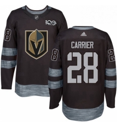 Mens Adidas Vegas Golden Knights 28 William Carrier Authentic Black 1917 2017 100th Anniversary NHL Jersey Mens Adidas Vegas Golden Knights 28 William Carrier Authentic Black 1917 2017 100th Anniversary NHL Jersey